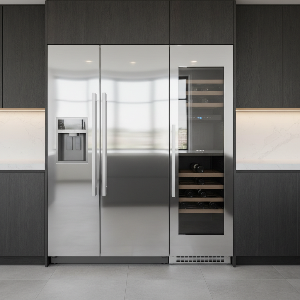 High-end kitchen appliances close-up